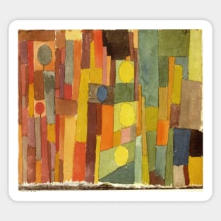 Paul klee art colorful Sticker